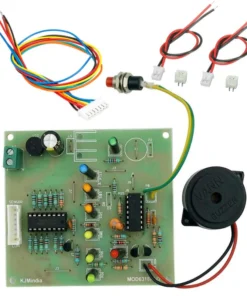 Water level indicator with full and empty tank alarm