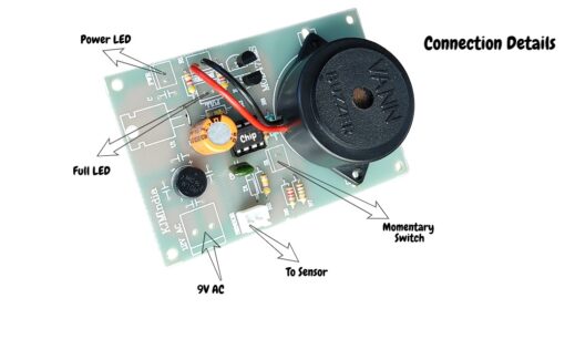 Water Tank Alarm Circuit Board - Overflow, Low Level or Both - Image 2