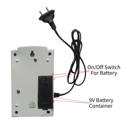 Power Failure And Resumption Alarm With A 9V Battery | Dual Tone - Image 2