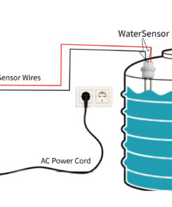 Water tank overflow alarm with Malayalam voice message connection diagram