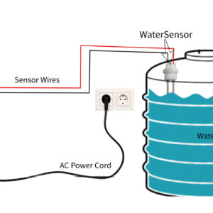 Water tank overflow alarm with Malayalam voice message connection diagram